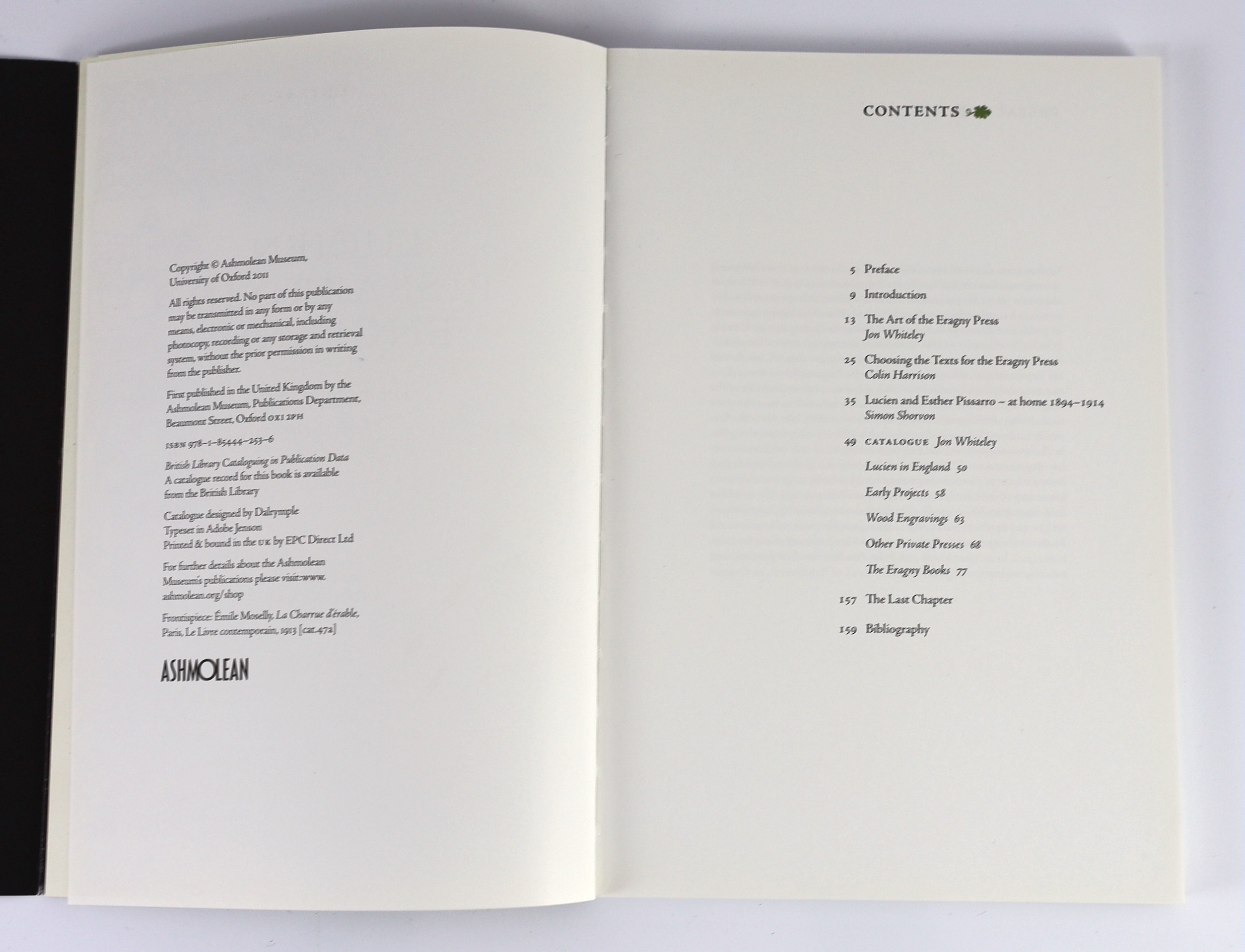 Pissaro, Lucien - Pastorale: wood-engravings ... with a note on the Kelmscott paper by John Bidwell. Limited edition. frontis. & 23 full-page engravings (4 coloured); original 2 tone paper boards, fore and lower edges un